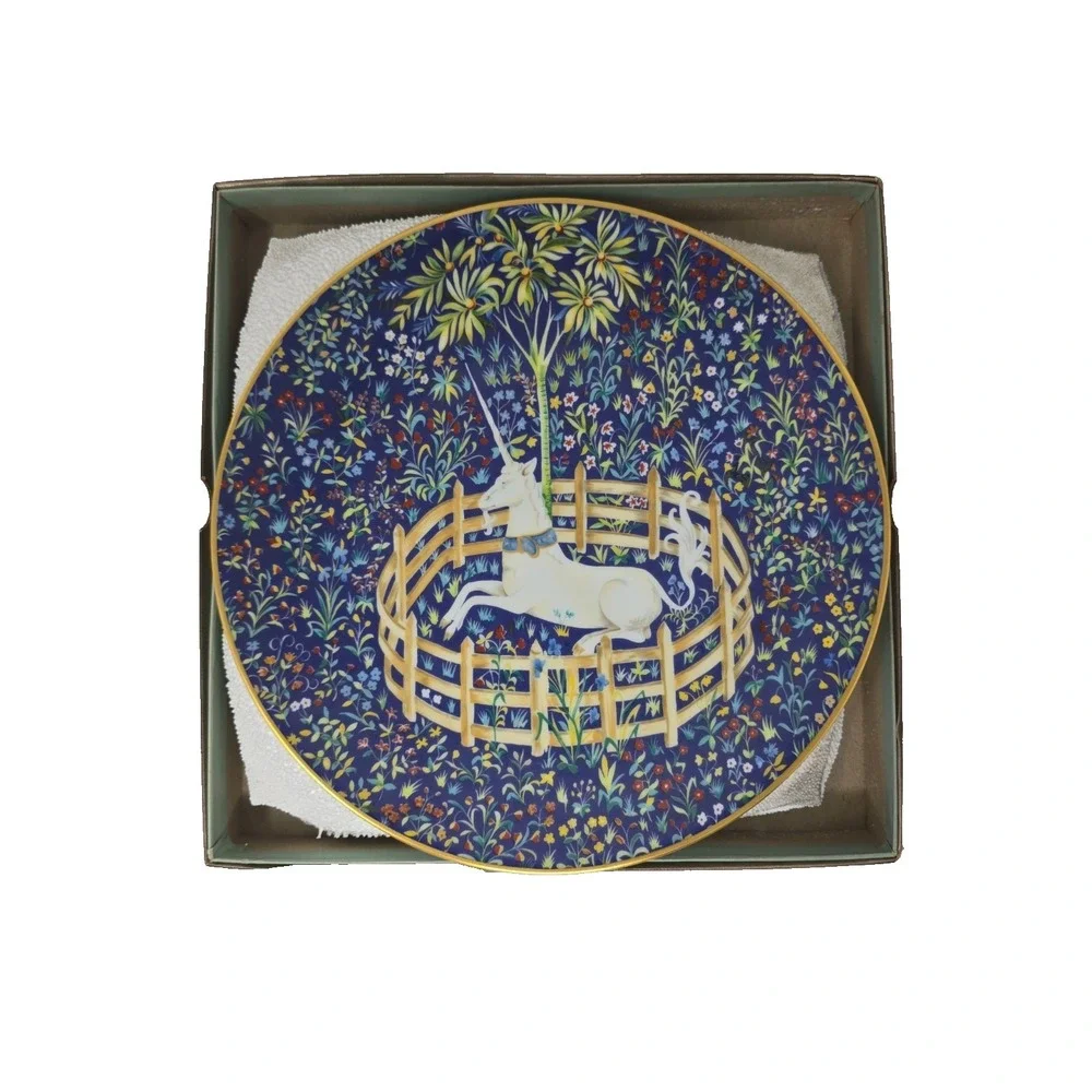Limoges collector plate La Chasse À La Licorne 1971 N' 1 Unicorn U85